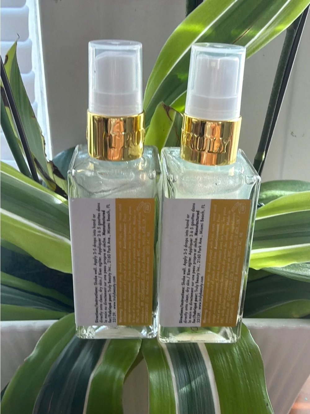 TRULY Vanilla Baby Luxury Body Oil — White & Gold Accents